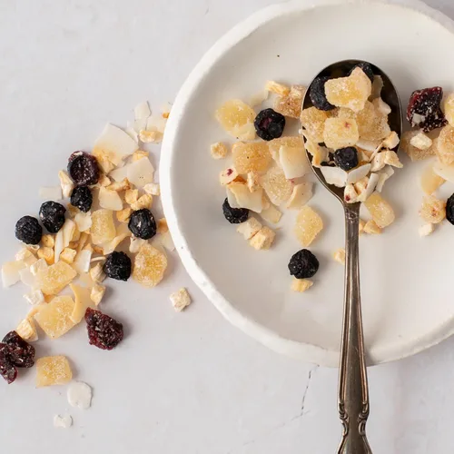 Vista 4 de Selefina Especias: Snacks de jengibre: Berry Colada, paquete de 5