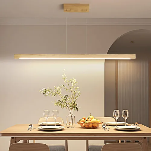 Vista 15 de Lámpara de araña moderna, lámpara colgante LED de 39 pulgadas con control remoto de 3000 a 6500 K, temperatura de color ajustable, lámpara