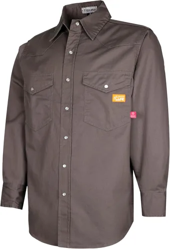 Vista 19 de Titicaca FR Shirt Flame Resistant Work Shirt Men's Cotton 7.5oz Welding Shirt
