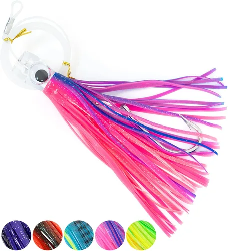 Vista 13 de BLUEWING Señuelo de Curricán para Pesca Mayor de 6 pulgadas/9 pulgadas/11 pulgadas/12 pulgadas/14 pulgadas/15 pulgadas/20 pulgadas, Aparejos de Agua