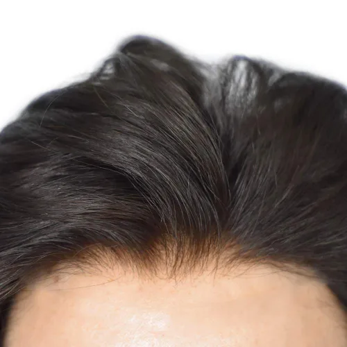 Vista 4 de Mens Toupee Human Hair Replacement System Swiss Lace Toupee For Men Hair Piece Protesis Capilar Mens Hairpiece 5X7#1 Jet Black 120% Density