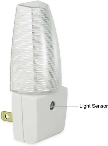 Vista 2 de OSKOS Paquete de 6, luz nocturna LED enchufable con sensor automático de atardecer a amanecer, ideal para dormitorio, baño, pasillo, certificación