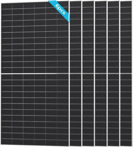 Vista 14 de Renogy Panel solar bifacial de 640 vatios, monocristalino para encendido
