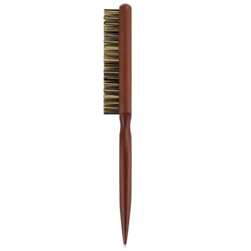 Vista 9 de GranNaturals Cepillo de pelo de cerdas duras para mujer, peine rígido y liso con cola de rata para seccionar el cabello, utilizado para control