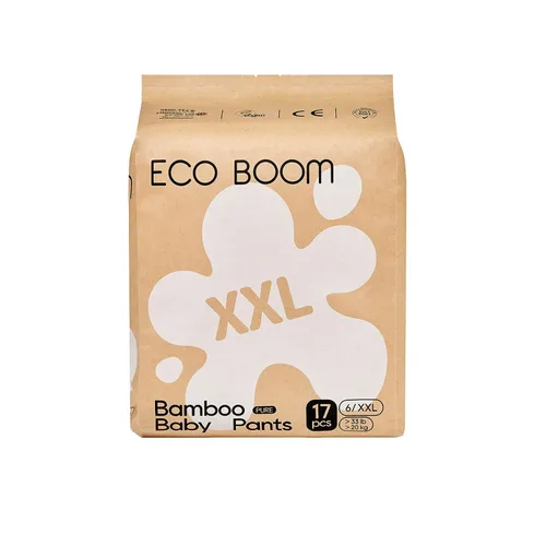 Vista 9 de ECO BOOM Pantalones de entrenamiento para niños pequeños, hipoalergénicos para pieles sensibles, talla 3 (M) adecuado para 13 a 24 libras, 26