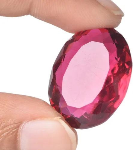 Vista 4 de GEMHUB Top Ranked Aproximadamente 40 60 Ct Turmalina Rosa Brasileña, Forma Oval, Gema