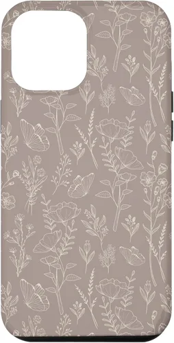 Vista 26 de Butterfly Meadow - Carcasa para iPhone 16, diseño botánico de flores silvestres