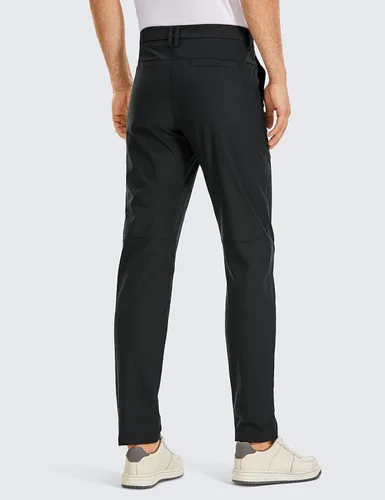 Vista 2 de CRZ YOGA Pantalones de golf cómodos para todo el día, tallas 303234 pulgadas de hombre, secado rápido, ligeros, con bolsillos, casuales