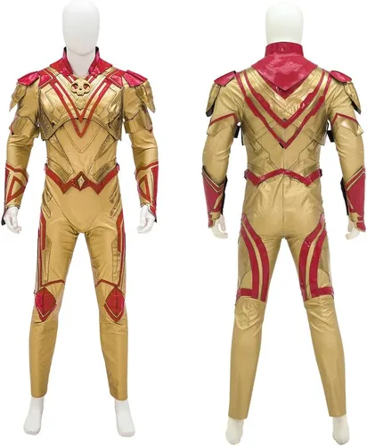 Vista 3 de Disfraz de Guardianes Adam de lujo de la película Warlock Uniforme de Halloween para hombres