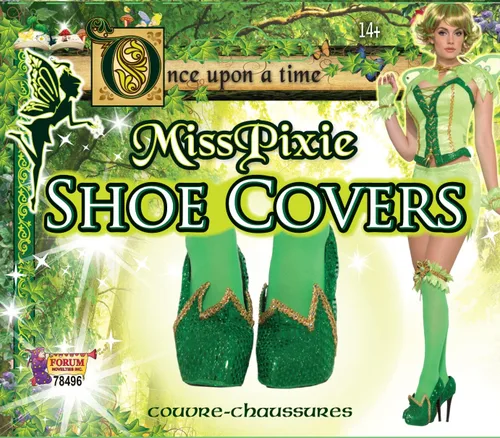 Vista 3 de Forum Novelties - Fundas para zapatos de disfraz estándar de Miss Pixie para mujer, como se muestra, talla única