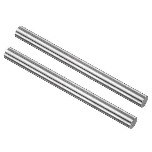 Vista 18 de uxcell 2 piezas varillas de metal redondas de acero, 2 mm x 200 mm de acero de alta velocidad (HSS) barra de torno herramienta, para eje engranaje