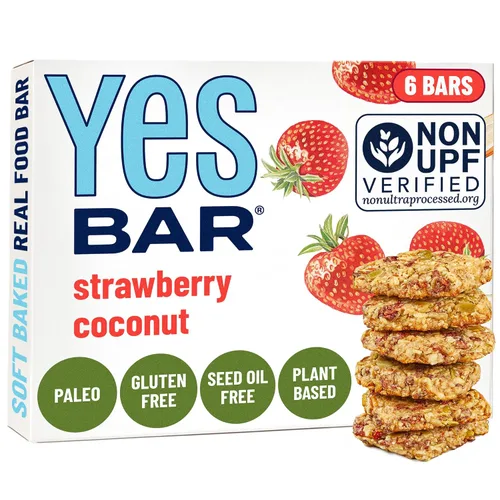 Vista 17 de The YES Bar Barra de manzana y canela crujiente – Proteína a base de plantas, barra de aperitivo decadente – Vegana, paleo, sin gluten, sin lácteos