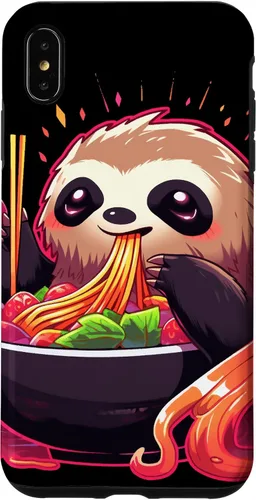 Vista 11 de Sloth Eating Ramen Japanese Noodles Soup Kawaii Case for iPhone 17