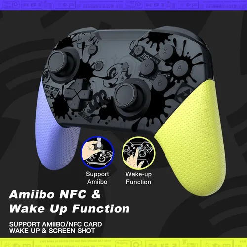 Vista 3 de Dritrip Switch Controller, Wireless Pro Controller Compatible with SwitchSwitch LiteSwitch OLED, Switch Remote Gamepad with Joystick, Double
