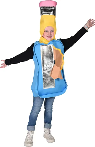 Vista 2 de Rasta Imposta Sacapuntas para niños, suministros de oficina, sacapuntas, disfraces de fiesta de cosplay, talla 7-10 para niños