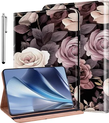 Vista 38 de ALILANG Funda para Samsung Galaxy Tab S5e de 10,5 pulgadas con lápiz capacitivo, a prueba de golpes plegable, negro (black horse)