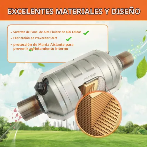 Vista 5 de Catalizador compatible con Cadillac SRX 2004-2007, Cadillac STS 2005-2007 3.6L V6 ambos lados