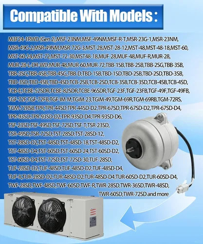 Vista 4 de 3963328120 Reemplazo del motor del ventilador del evaporador/del condensador para el motor del ventilador de aire turbo, reemplaza