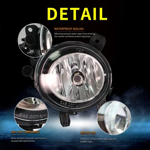 Vista 3 de Luces Antiniebla para BMW Serie 2 (F22 F23 228i 230i) 2012-2019/Serie 3 (F30 F31 F34 320i 328i 328d 330i 330e 335i 340i)/Serie 4