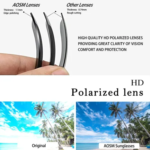 Vista 4 de AOSM Sunglasses For Women Men, Womens UV Protection Sunglasses Sunnies Shades Sports Sun Glasses