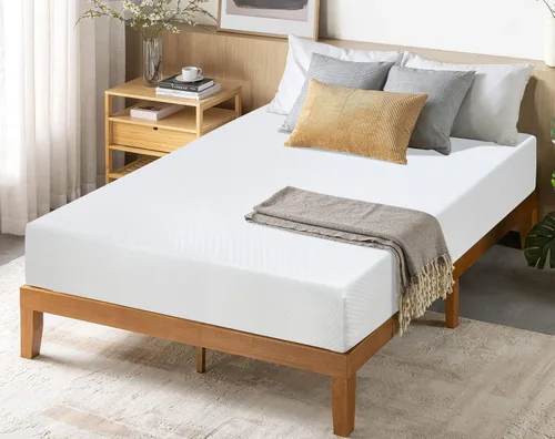 Vista 8 de Colchón de espuma viscoelástica de gel de 6 pulgadas, tamaño matrimonial de firmeza media en una caja para un sueño fresco, colchón