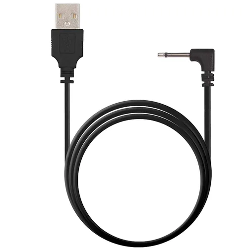 Vista 4 de Smays Cable de carga para Lush 2 3 Hush and Edge - Cable de carga USB negro (paquete de 2)