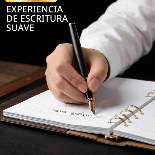 Vista 5 de Mr. Pen - Juego de pluma estilográfica, 6 cartuchos de repuesto de tinta Pluma estilográfica recargable con cartuchos de tinta negra y azul