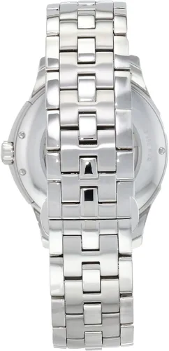 Vista 3 de Hamilton Jazzmaster Viewmatic Reloj automático suizo de 1.575in, esfera azul, pulsera de acero inoxidable plateado (modelo H32515145), Azul