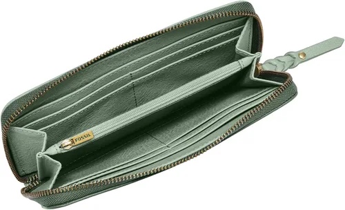 Vista 3 de Fossil Cartera de cuero Tara con cremallera para mujer