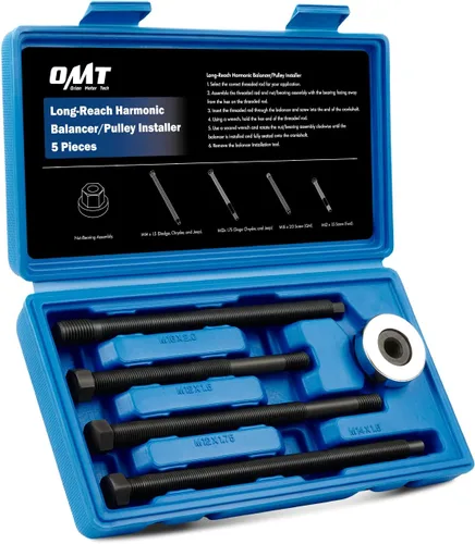 Vista 8 de Kit de extractor de equilibrador armónico de Orion Motor Tech, juego de 49 piezas de herramienta instaladora de extractor de polea de dirección
