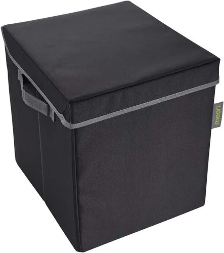 Vista 14 de meori Caja de almacenamiento con tapa, grande, color negro lava