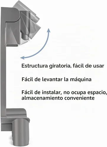 Vista 4 de Pieza de estación de acoplamiento de repuesto - Compatible con Dyson V7 V8 Series Handheld - Accesorios de filtro de estación de acoplamiento