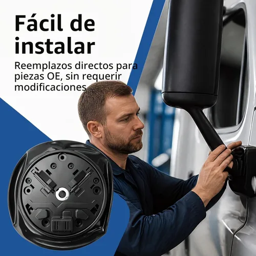 Vista 5 de High Soar Motor de potencia del espejo de puerta para FREIGHTLINER CASCADIA 2008-2017