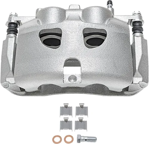 Vista 23 de Detroit Axle - Rotores de freno para Ford 2013-2019 Explorer Taurus Flex Lincoln MKT MKS, rotores de freno de disco ranurados perforados de repuesto