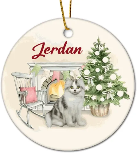Vista 13 de Wolf Sable Pomeranian Ornaments Personalized Dog Ornament Custom Christmas Pet Ornament Pet Remembrance Keepsake Dog Memorial Gift 3" Pet Keepsake
