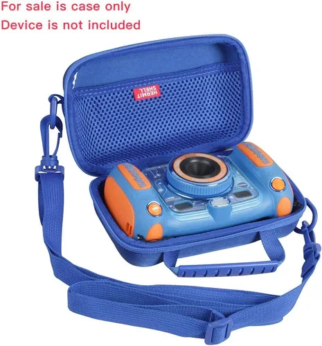 Vista 2 de Hermitshell Estuche rígido de viaje para cámara VTech Kidizoom Duo/VTech KidiZoom Pix/VTech KidiZoom Pix Plus Selfie Camera (azul)