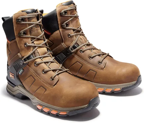 Vista 2 de Timberland PRO Hypercharge - Puntera de seguridad compuesta de 8 pulgadas para hombre, resistente a pinchazos, cremallera lateral, impermeable