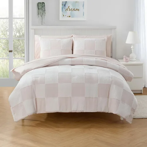 Vista 49 de Juego de edredón con diseño de baloncesto tamaño individual – Ropa de cama en una bolsa con sábanas, fundas de almohada y fundas decorativas