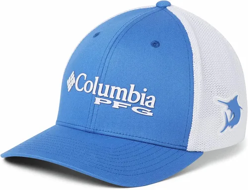 Vista 3 de Columbia Women's PFG Logo Mesh Ball Cap
