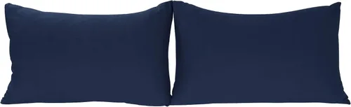 Vista 13 de Juego de 2 fundas de almohada elásticas de micropunto ultra suaves, tamaño estándar, color beige