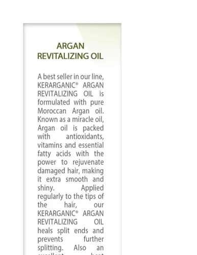Vista 2 de TRATAMIENTO DE QUERATINA - ACEITE REVITALIZANTE DE ARGÁN - 2OZ