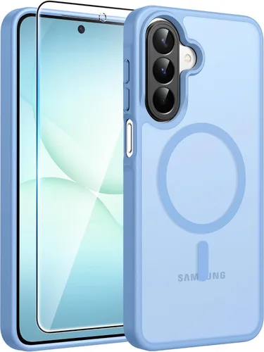 Vista 230 de FNTCASE - Funda para iPhone 16 Pro: magnética, mate, translúcida, de grado militar, protectora contra caídas, resistente, fina, duradera y a prueba