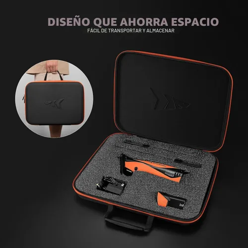 Vista 8 de KastKing Cuchillo de filete eléctrico inalámbrico con cuchillas afiladas de 7 y 9 pulgadas (Speed Demon Pro), recargable, de alta velocidad