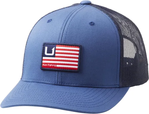 Vista 15 de HUK - Gorra de camionero de malla para hombre con cierre a presión Gorra de pesca antirreflectante