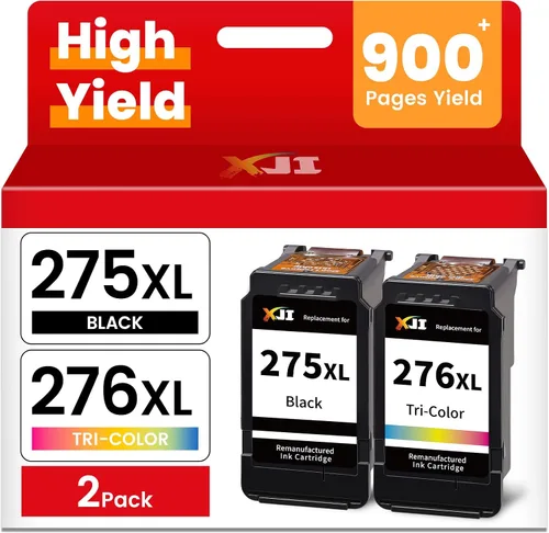 Vista 8 de XJI Cartuchos de tinta compatibles con 275 XL para Canon PG-275XL 275 negro (paquete de 2), para impresora Pixma TS3520 TS3522 TS3720 TS3722 TR4720