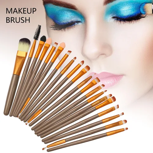 Vista 7 de Kit de maquillaje todo en uno, kit completo multiusos esencial con paleta de sombras de ojos, brillo de labios, base, rímel, lápiz de cejas