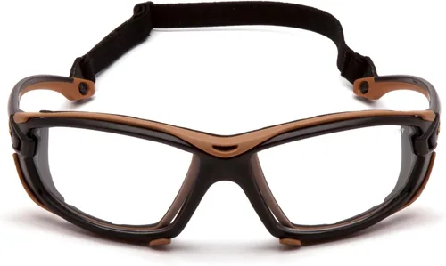 Vista 2 de Carhartt Gear CHB1010DTMP Toccoa™ Lente Clara Anti-Vaho Talla Única Negro/Marrón Claro