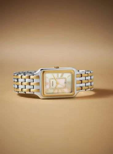 Vista 5 de Fossil Raquel - Reloj de cuarzo y acero inoxidable para mujer, con tres manecillas