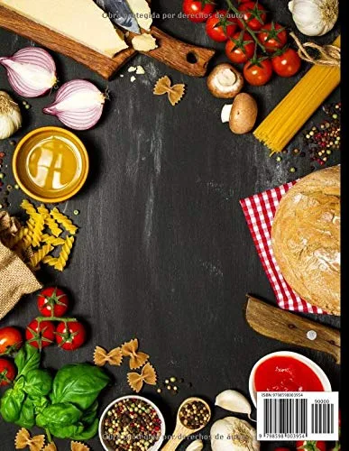 Vista 2 de Mis recetas favoritas Cuaderno de cocina l 100 recetas para rellenar l Un regalo ideal para un entusiasta de la cocina. (Spanish Edition)