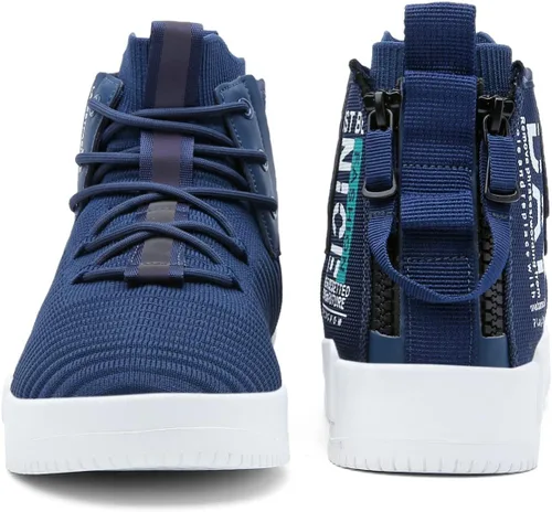 Vista 5 de Tenis a la moda para hombre, tenis para correr, tenis para caminar, uso casual, practicar deportes